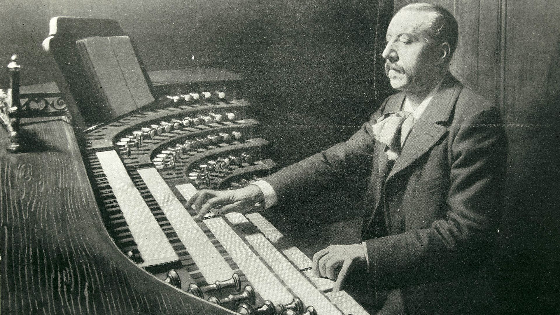 Charles-Marie Widor à l’orgue de Saint-Sulpice, Paris (Association Aristide Cavaillé-Coll)